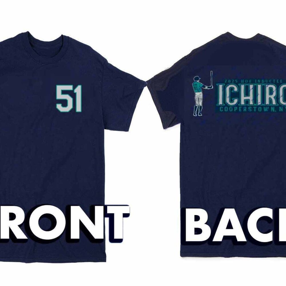 2025 Cooperstown Hall of fame Induction shirt Ichiro Suzuki Seattle shirt